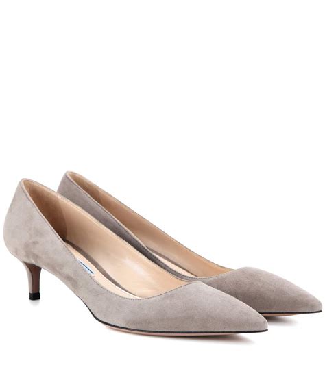 prada kitten heel|prada suede ankle strap pumps.